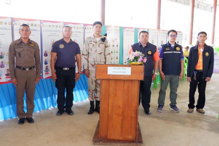 กต.ตร.สภ.หว้านใหญ่  ร่วมพิธีเปิดโครงการดำเนินงานชุมชนยั่งยืน เพื่อแก้ไขปัญหายาเสพติดแบบครบวงจรตามยุทธศาสตร์ชาติ ประจำปีงบประมาณ 2568